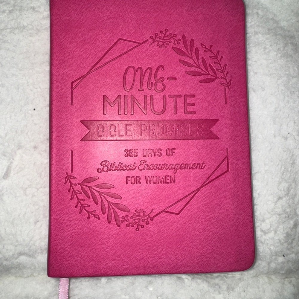 Pink One-Minute Bible Promises Journal